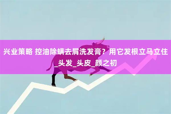 兴业策略 控油除螨去屑洗发膏?用它发根立马立住_头发_头皮_颜之初