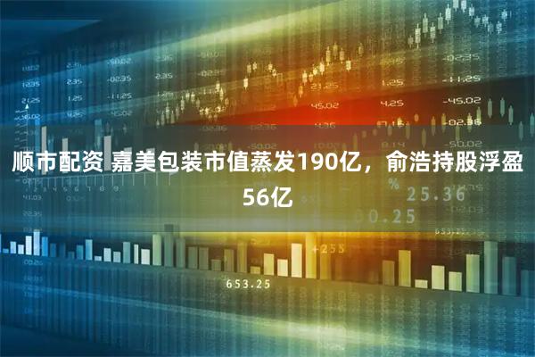 顺市配资 嘉美包装市值蒸发190亿，俞浩持股浮盈56亿